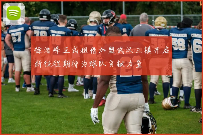 徐浩峰正式租借加盟武汉三镇开启新征程期待为球队贡献力量
